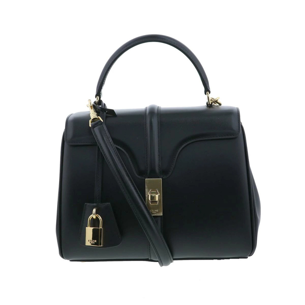 CELINE Seize Bag Handbag Black